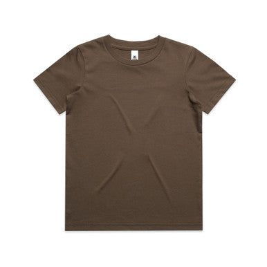 AS3006 Youth Staple Tee WALNUT