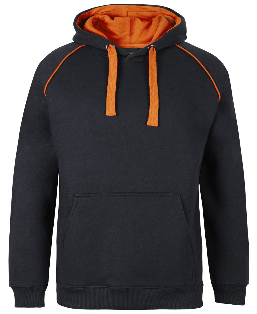JB'S ADULTS CONTRAST FLEECY HOODIE 3CFH