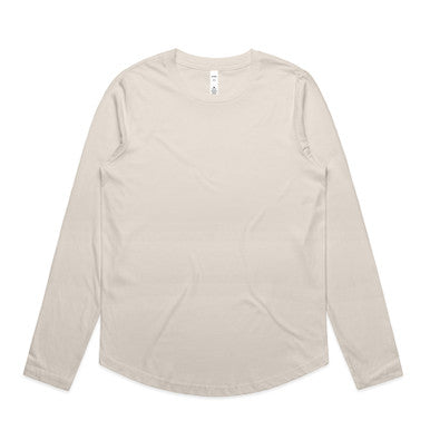 AS4021 Wo's Maple Curve L/S Tee BONE