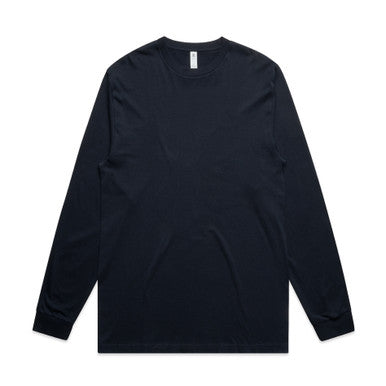 AS5054 Block L/S Tee NAVY