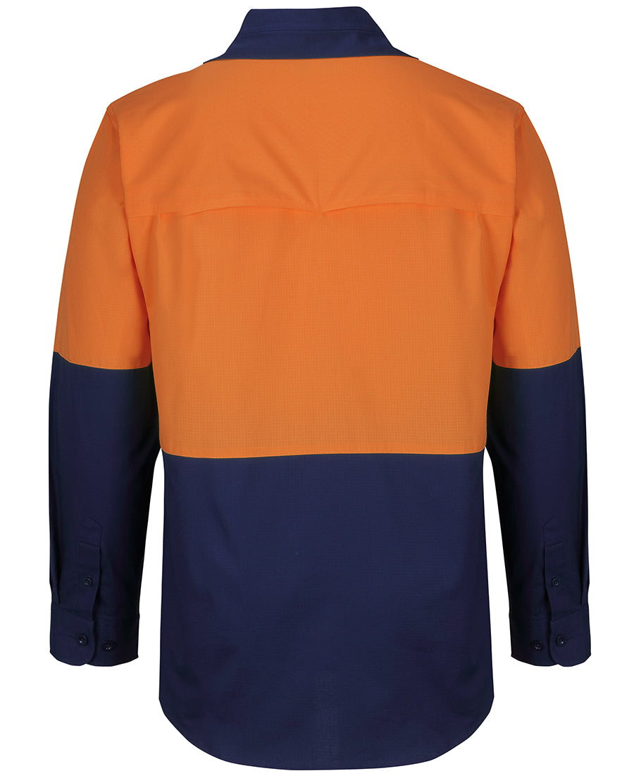 JB'S HI VIS RIPSTOP L/S FISHING SHIRT 6HNRL