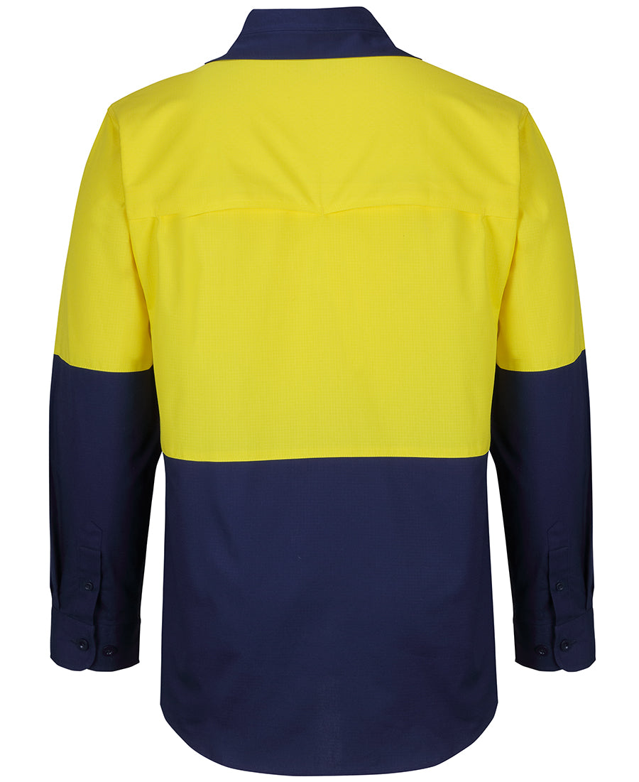 JB'S HI VIS RIPSTOP L/S FISHING SHIRT 6HNRL