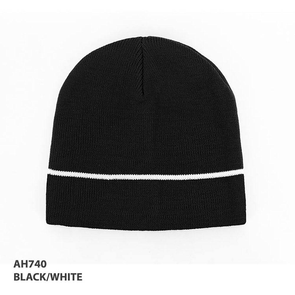 AH740 Acrylic Beanie Two Tone Beanie