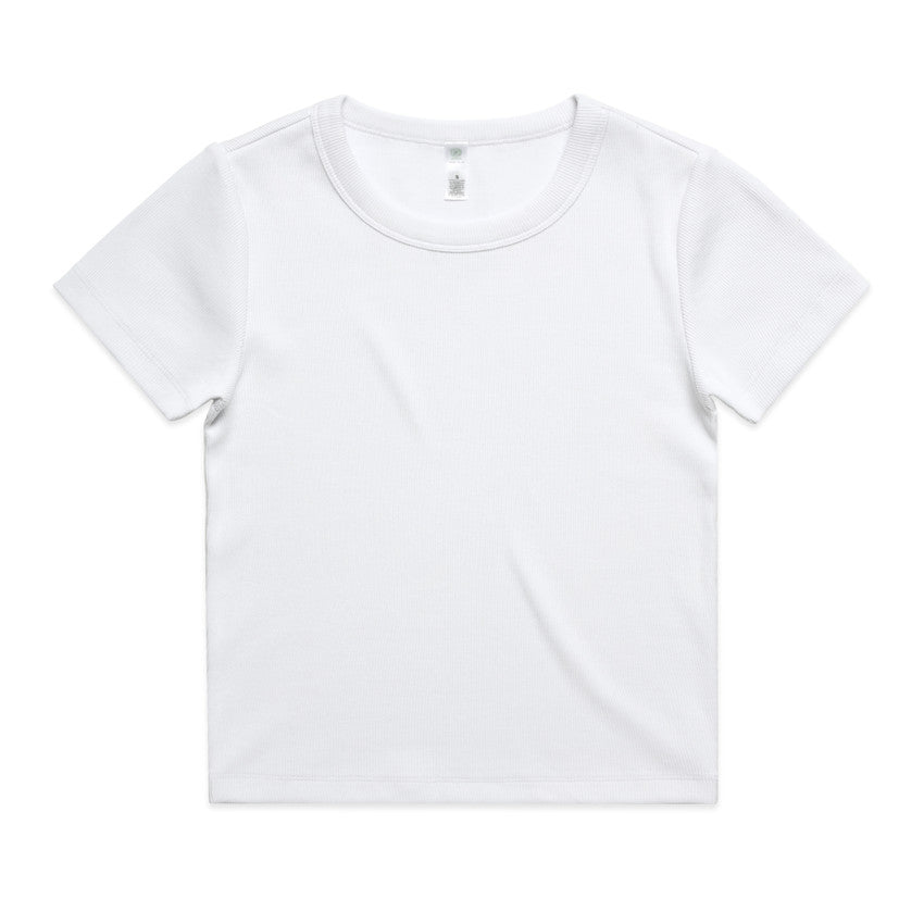 AS4092G Wo's Organic Rib Tee