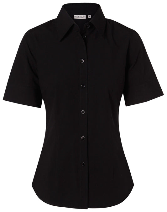 M8020S Women'S Cotton/Poly Stretch Sleeve Shirt