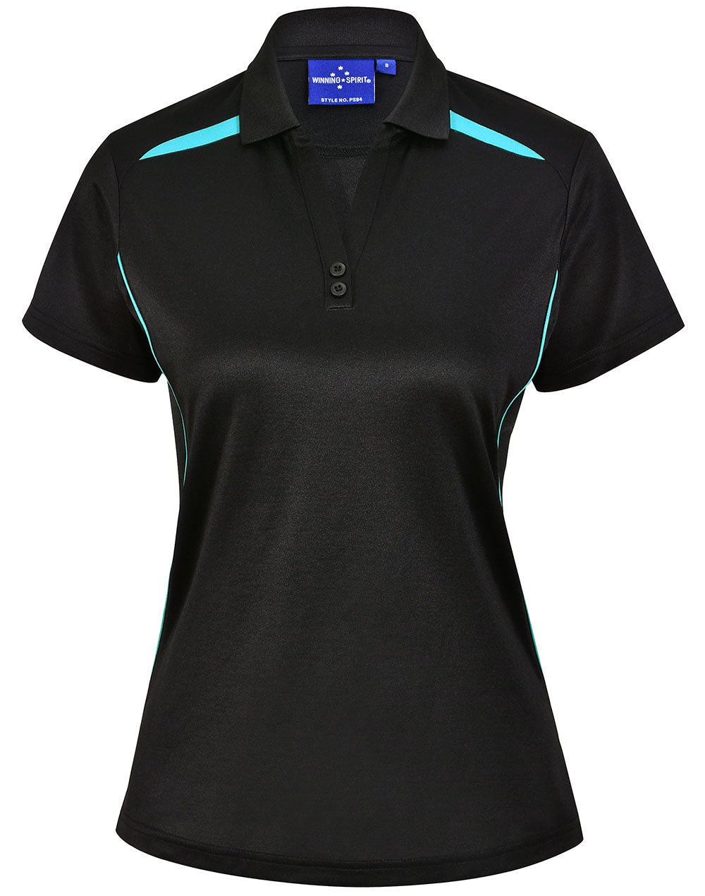 PS94 LADIES SUSTAINABLE POLY/COTTON CONTRAST SS POLO (6 -14)