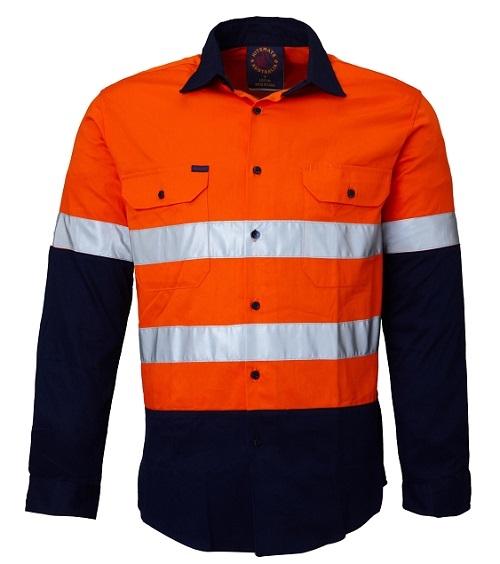 RITEMATE RM4050R - Long Sleeve Light Weight Drill KIDS Shirt