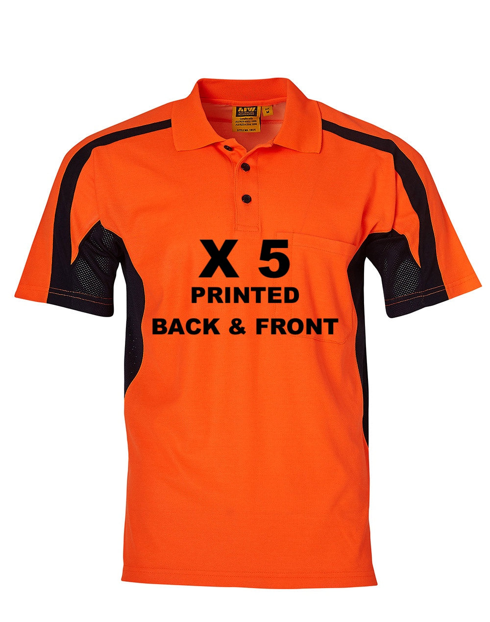 SW25 HI-VIS FASHION POLO Unisex