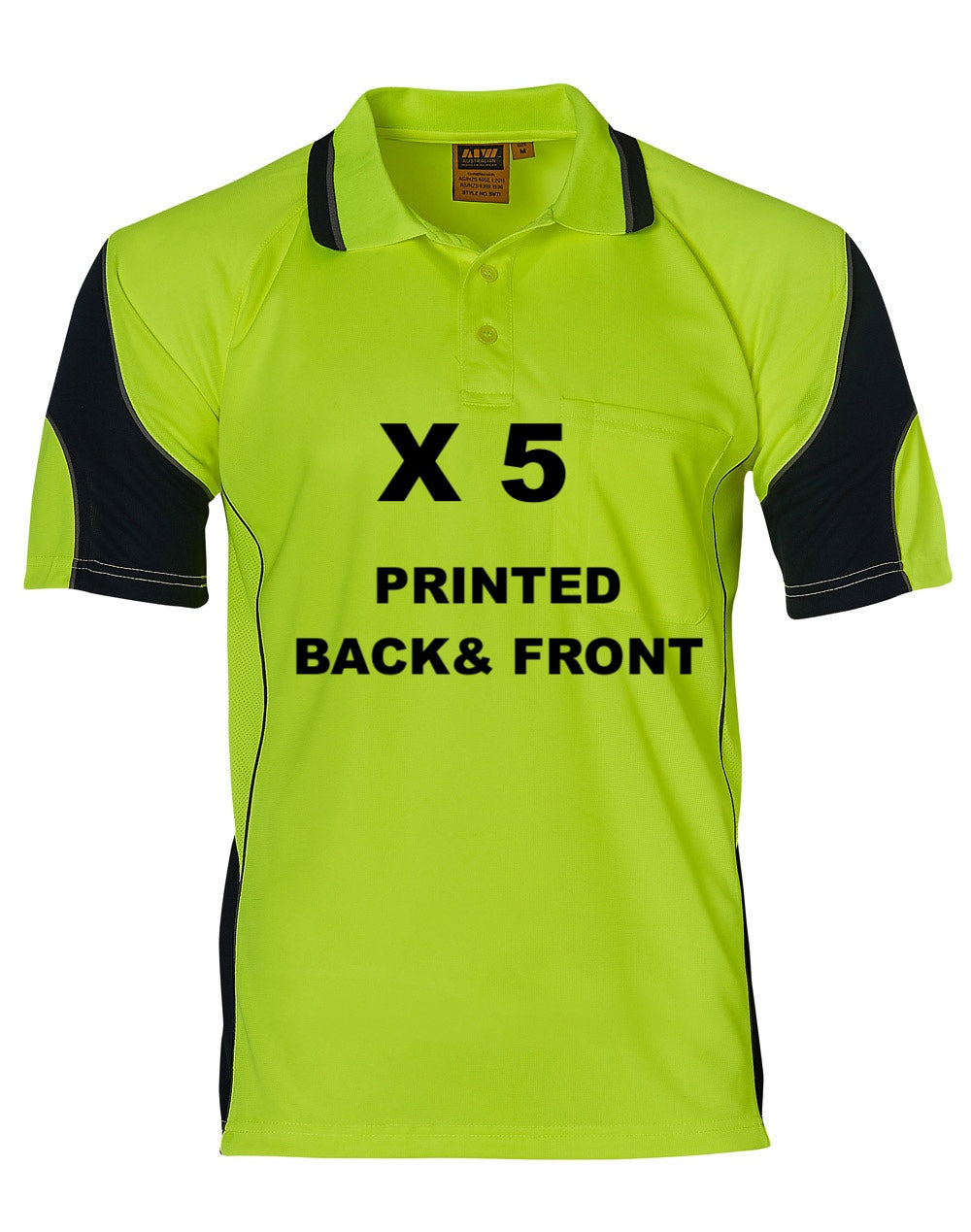 SW71 ALLIANCE SHORT SLEEVE SAFETY POLO - Unisex