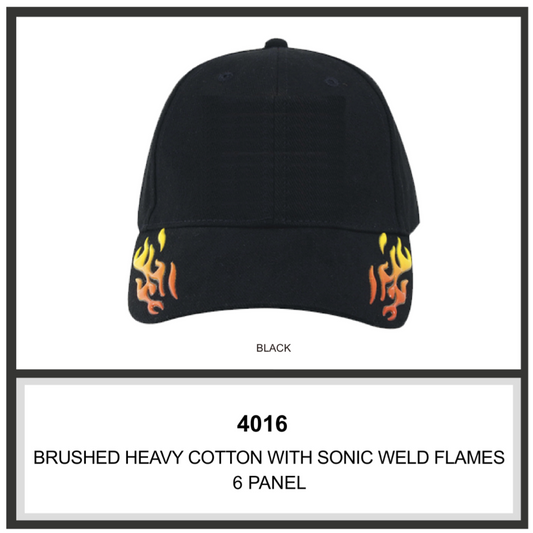 Brushed Heavy Cotton With Sonic Weld Flames - Hw4016