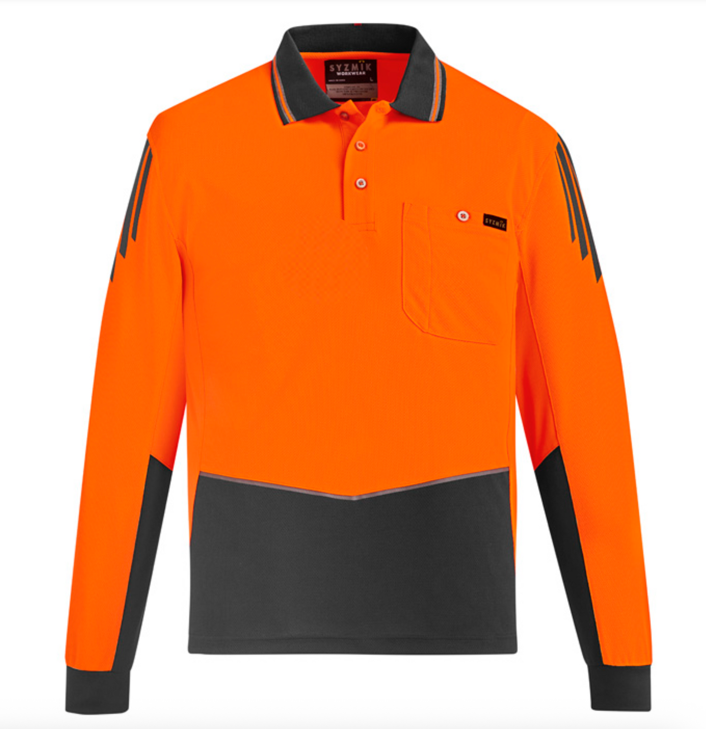Mens Hi Vis Flux Short & Long Sleeve Polo ZH315 & ZH310