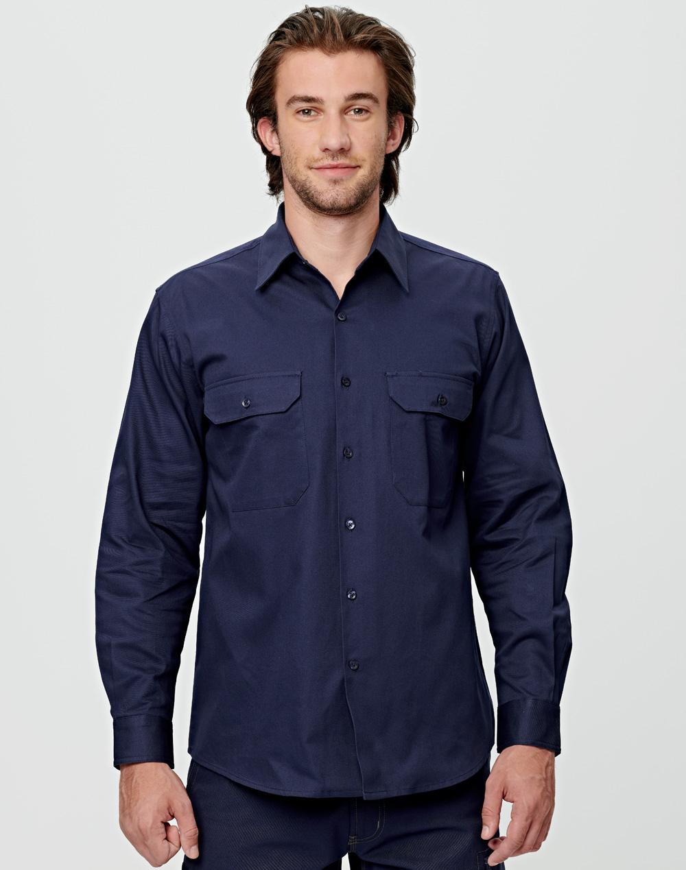 Drill Shirt Pocket Pen Holder L/S