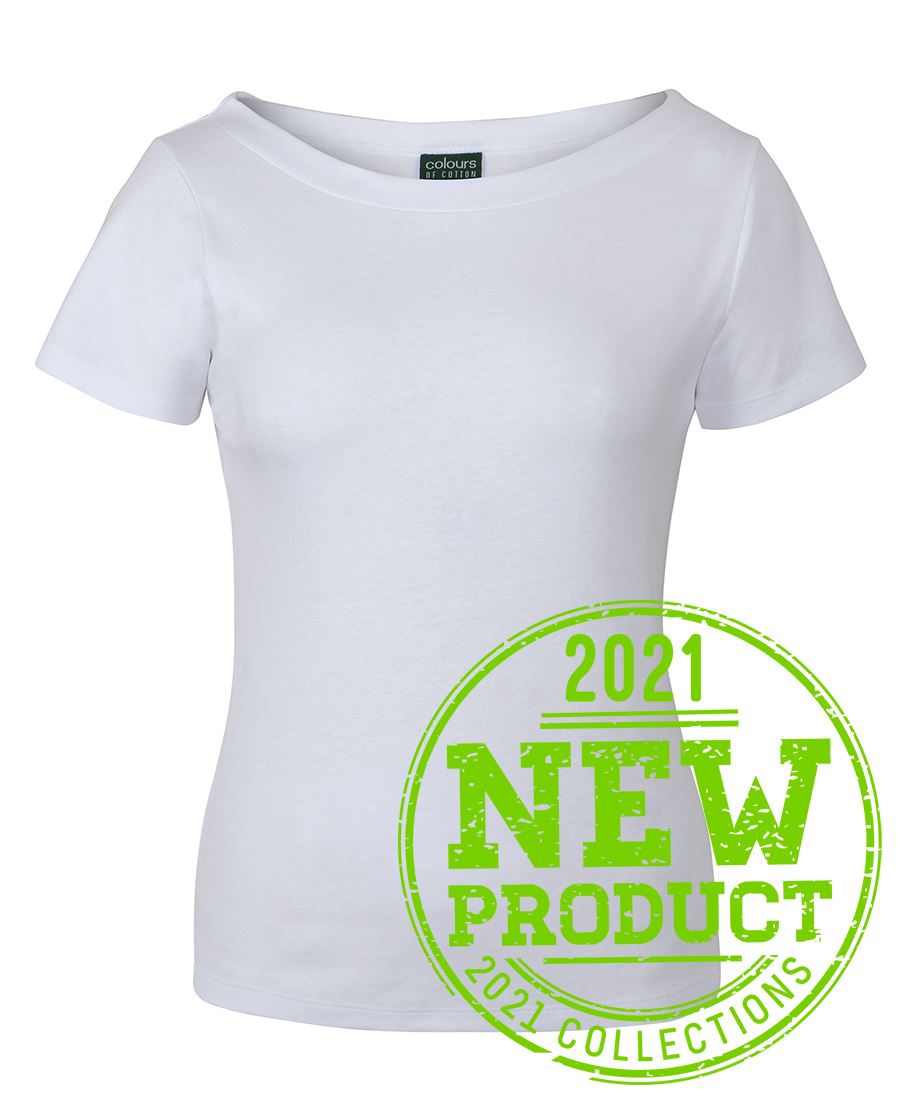 C Of C Boat Neck Ladies Tee (1Bts)