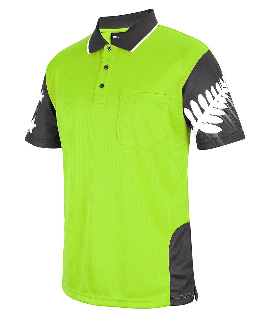 Hi Vis Nz Fern Polo - 6Hnf