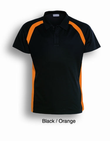 Mens Short Sleeve Contrast Panel Polo-Cp0919 (3Xl-5Xl)