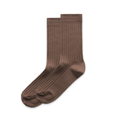 AS1203 Wo's Rib Socks (2 Pairs)  MUSK