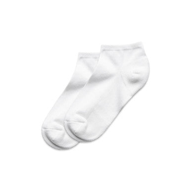 AS1204 Ankle Socks (2 Pairs)  WHITE