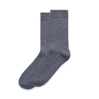 AS1205 Marle Socks (2 Pairs)  NAVY MARLE