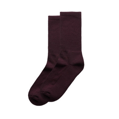 AS1208 Relax Socks (2 Pairs)  PLUM