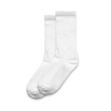 AS1208 Relax Socks (2 Pairs)  WHITE