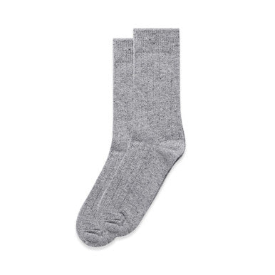 AS1209 Speckle Socks (2 Pairs)  GREY SPECKLE