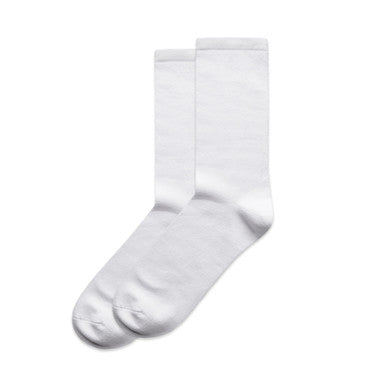 AS1213 Business Socks (2 Pairs) WHITE