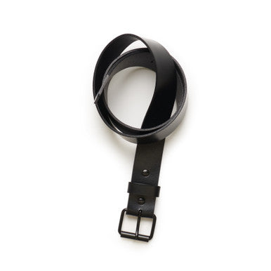 AS1404 Leather Belt  BLACK