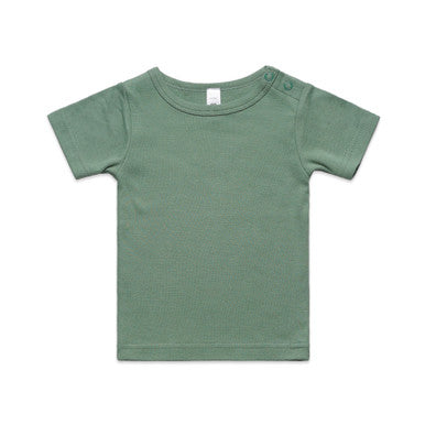 AS3001 Organic Infant Wee Tee  SAGE