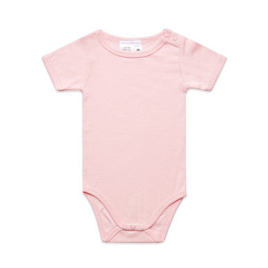 AS3003 Organic Infant Mini-Me One-Piece  PINK