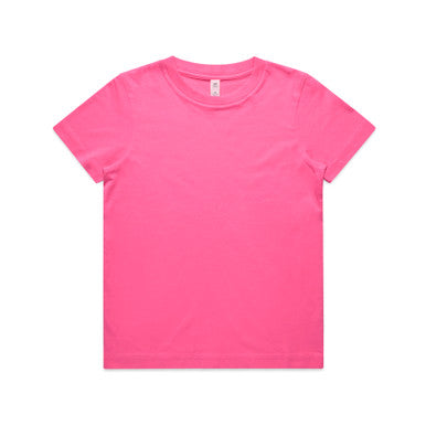 AS3006 Youth Staple Tee  CHARITY PINK
