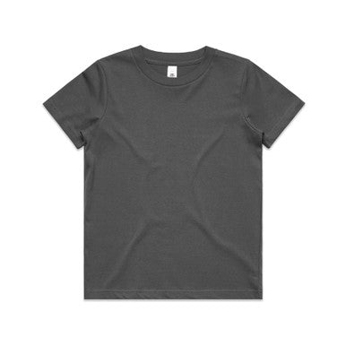 AS3006 Youth Staple Tee  CHARCOAL