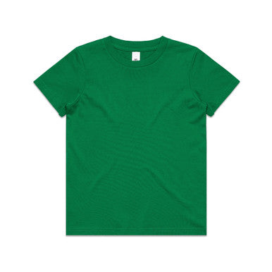 AS3006 Youth Staple Tee  KELLY GREEN
