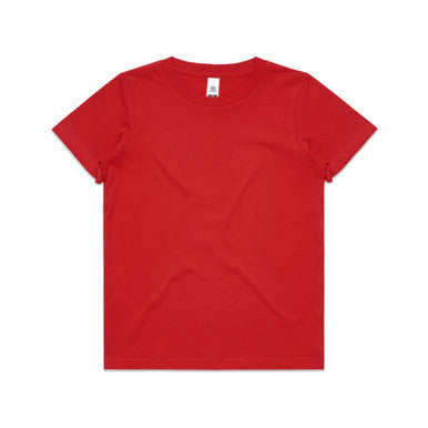 AS3006 Youth Staple Tee  RED