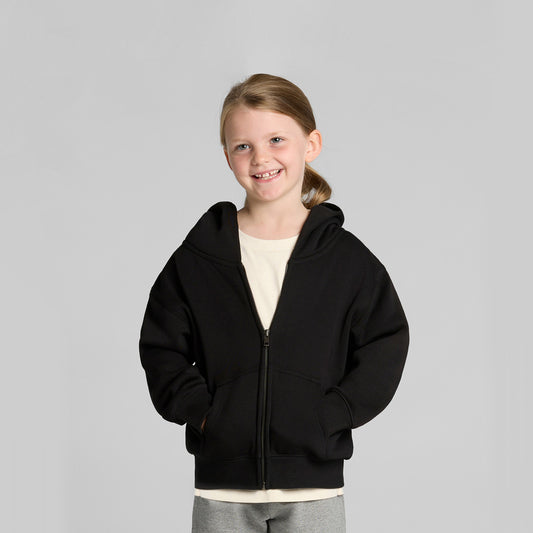 Kids Relax Zip Hood | 3038 - BLACK