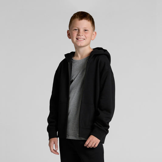 Youth Relax Zip Hood | 3039 - BLACK