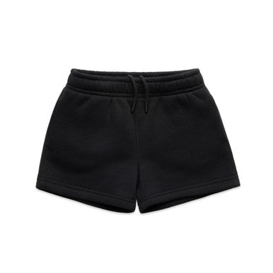 AS3042 Kids Relax Track Shorts  BLACK
