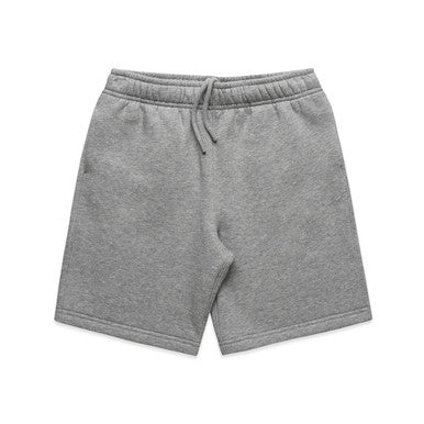 AS3043 Youth Relax Track Shorts  GREY MARLE