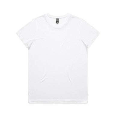 AS001A Wo's Maple Active Tee  WHITE