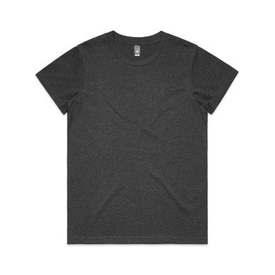 AS001M Wo's Maple Marle Tee  ASPHALT MARLE