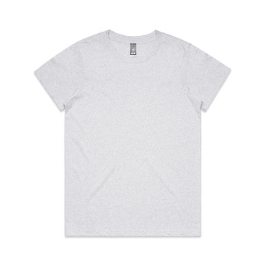 AS001M Wo's Maple Marle Tee  WHITE MARLE