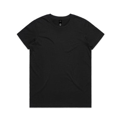 AS4001 Wo's Maple Tee  BLACK