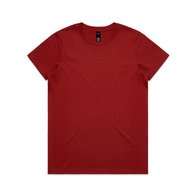 AS4001 Wo's Maple Tee  CARDINAL