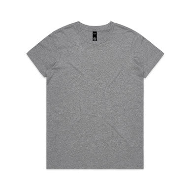 AS4001 Wo's Maple Tee  GREY MARLE
