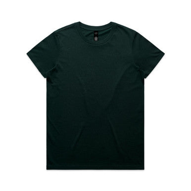 AS4001 Wo's Maple Tee  PINE GREEN