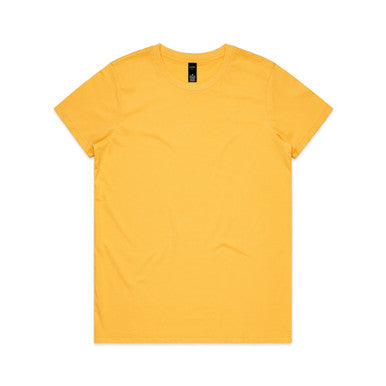 AS4001 Wo's Maple Tee  YELLOW
