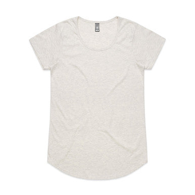 AS4008 Wo's Mali Tee  OATMEAL MARLE
