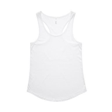 AS4013 Wo's Mali Racerback  WHITE