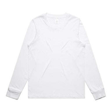AS4020 Wo's Maple L/S Tee  WHITE
