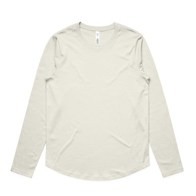 AS4021 Wo's Maple Curve L/S Tee  ECRU