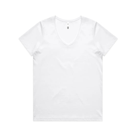 AS Colour 4023  Wo'S Maple V Neck Tee  Black